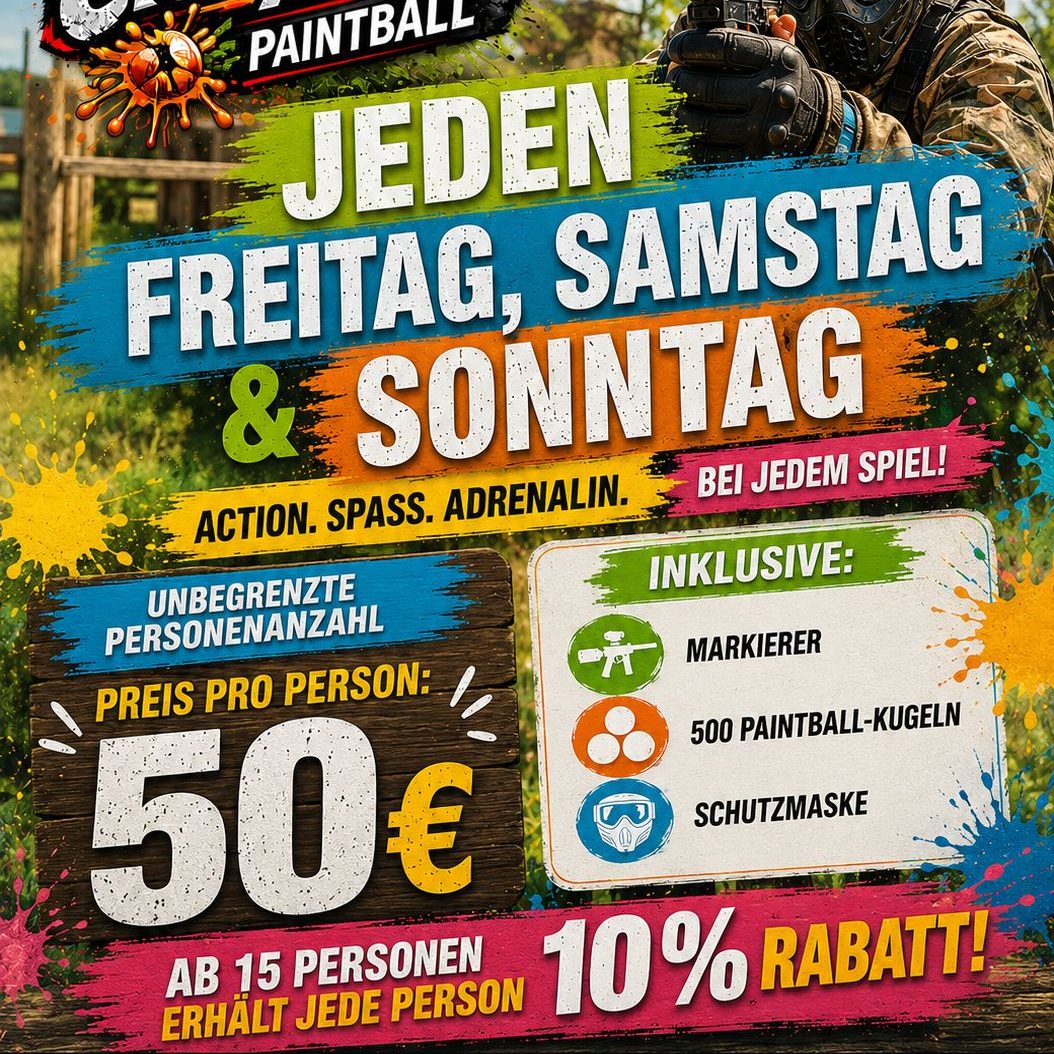Paintball Allgemein * "Paintball spielen" (stark generisch)
* "Paintball Arena / Halle"
* "Paintball Geburtstag"
* "Paintball Preise"
* "Paintball ab 16 / ab 14"
* "Paintball ohne Schmerzen"
* "LaserTag vs Paintball"
* "Paintball Turniere"
2. Freizeitaktivitäten (Generisch & Saisonal) * "Freizeitaktivitäten bei Regen"
* "Aktivitäten am Wochenende"
* "Was tun heute?"
* "Coole Aktivitäten mit Freunden"
* "Drinnen Aktivitäten"
* "Draußen Aktivitäten Sommer"
* "Freizeitpark Alternativen"
3. Weihnachtsfeier / Firmenevents * "Weihnachtsfeier Location"
* "Firmen Event Ideen"
* "Betriebsausflug 2024"
* "Teambuilding Aktivitäten Outdoor"
* "Kleine Weihnachtsfeier Ideen"
* "Weihnachtsfeier Aktivitäten"
* "Firmenfeier Location mieten"
4. Junggesellenabschied / Ladies Night / Männerabend * "Junggesellenabschied Ideen"
* "JGA Aktivitäten"
* "Ladies Night Aktivitäten"
* "Männerabend was machen?"
* "Stag Party Deutschland"
* "Abschied von Freundin feiern"
* "Hen Party Ideen"
* "Mädelsabend Action"
5. Aktivitäten mit Kindern / Familien * "Aktivitäten mit Kindern bei Regen"
* "Kindergeburtstag 10 Jahre Action"
* "Teenager Aktivitäten"
* "Familienausflug Erlebnis"
* "Abenteuer mit Kindern"
* "Actiongeburtstag Jungen"
6. Sommerfeste / Firmenfeste * "Firmen Sommerfest Ideen"
* "Sommerfest Aktivitäten Mitarbeiter"
* "Outdoor Event Location"
* "Firmenpicknick mit Programm"
* "Team Event Sommer"
7. Aktivitäten-Ideen / Inspiration * "Was kann man machen?" (Ultra-hohes Suchvolumen!)
* "Coole Aktivitäten für Gruppen"
* "Erlebnisgeschenk Ideen"
* "Last Minute Aktivitäten"
* "Gruppenaktivitäten 10 Personen"
* "Neue Hobbys finden Action"
8. Clique / Freundesgruppe * "Aktivitäten mit der Clique"
* "Freundesgruppe was unternehmen?"
* "Gruppenaktivitäten Erwachsene"
* "Ü30 Aktivitäten mit Freunden"
* "Action mit Freunden"
9. Mädelsgruppe / Frauen * "Aktivitäten mit Mädels"
* "Mädelsabend ausgefallen"
* "Action mit Freundinnen"
* "Frauen Event Ideen"
* "Mutter-Tochter Aktivitäten Action"
Kombi-Keywords (hohe Konversionswahrscheinlichkeit!) * "Paintball Junggesellenabschied" (Lokal + Anlass)
* "Teambuilding Paintball Firmenevent "
* "Kindergeburtstag Paintball ab 12"
* "Ladies Night Paintball"
* "Männerabend Action Essen inklusive"
* "Sommerfest Firmen Event mit Aktivprogramm"
* "Weihnachtsfeier mit Aktivität buchen"
SEO-Tipps für diese Keywords: 1. Lokale Keywords immer priorisieren – Menschen suchen "Paintball München" oder "Aktivitäten Berlin".
2. Intent beachten: * Informational: "was tun bei Regen?"
* Commercial: "Paintball Preise Vergleich"
* Transactional: "Paintball Event buchen"
3. Long-Tail Keywords nutzen (weniger Konkurrenz, höhere Trefferquote): * "coole Aktivität für 15 Personen am Samstag"
* "Junggesellenabschied ohne Alkohol Ideen"
* Ahaus * Altenberge * Ascheberg * Bad Bentheim * Bad Laer * Belm * Billerbeck * Birgte * Bissendorf * Borne * Coesfeld * Denekamp * Dreierwalde * Drensteinfurt * Dülmen * Emsbüren * Emsdetten * Enschede * Everswinkel * Gescher * Greven * Gronau * Havixbeck * Haaksbergen * Heek * Hilter * Hopsten * Horstmar * Hörstel (7km) * Ibbenbüren * Laer * Ladbergen * Legden * Lengerich * Lienen * Lotte * Losser * Lüdinghausen * Metelen * Mettingen * Münster * Neuenkirchen * Nordwalde * Nottuln * Osnabrück * Oldenzaal * Ochtrup * Ostbevern * Recke * Rheine * Senden * Sendenhorst * Schüttorf * Shöppingen * Steinfurt * Saerbeck * Sassenberg * Salzbergen * Stadtlohn * Südlohn * Tecklenburg * Telgte * Tubbergen * Velen * Versmold * Vreden * Wallenhorst * Warendorf * Wettringen * Westerkappeln * Manuel Enterprises * Autoteile Groß und Einzelhandel Rheine Was kann man machen am Wochenende in Münster Rheine Steinfurt Osnabrück Emsland Aktivitäten für Jugendliche Männer Frauen Kinder Regen Recke